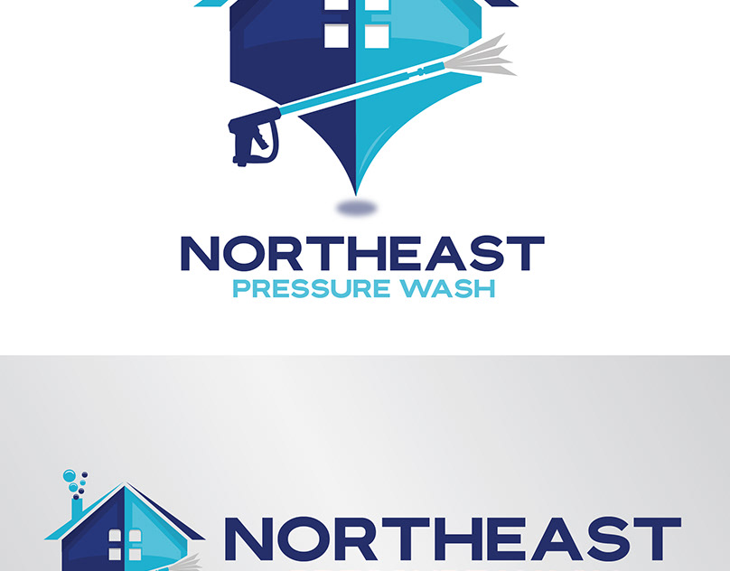 Northeast Pressure Wash graphic design