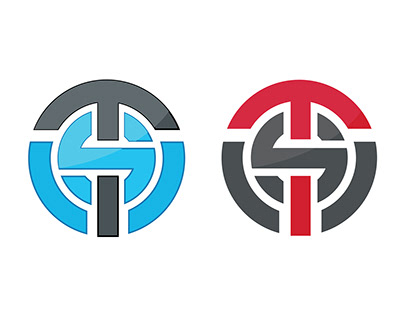 TS Monogram graphic design